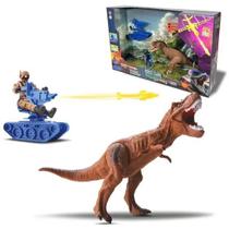 Dinossauro dino hunters forca tatica 16,5 - bee toys