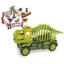 Dinossauro Dinocar com Acessórios Brinquedo Lúdico Dinossauro Dinocar com Acessórios Brinquedo Lúdico