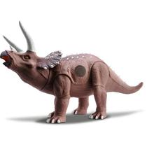 Dinossauro Dinopark Triceratops com Som