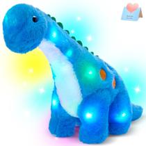 Dinossauro Diplodocus de Pelúcia Houwsbaby 35cm com Luz LED