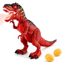 Dinossauro Do Valley Grande Projeção Luz Anda e Bota Ovo