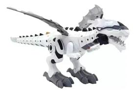 Dinossauro Dragão SOLTA FUMAÇA com luz som - DM TOYS