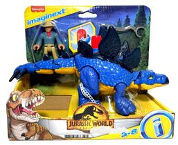 Dinossauro E Dr. Grant Imaginext Jurassic World Stegosaurus - Fisher Price