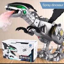Dinossauro E Dragão Robô Que Solta Fumaça Cinza