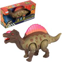 Dinossauro espinossauro com som e luz dino play a pilha 26x13x7cm na caixa - ETITOYS