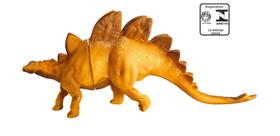 Dinossauro Estegossauro na Cinta Cometa Brinquedo Jurassico de Vinil Macio Recreativo para Criancas