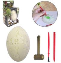 Dinossauro fosseis escavacao com 1 dino brilha no escuro + ovo de gesso e acessorios - DM BRASIL Dinossauro fosseis escavacao com 1 dino brilha no escuro + ovo de gesso e acessorios - DM BRASIL