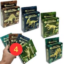 Dinossauro Fóssil Bloco de Montar Brinquedo Miniatura Kit 4 - For Sales Store Dinossauro Fóssil Bloco de Montar Brinquedo Miniatura Kit 4 - For Sales Store