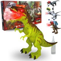 Dinossauro Fumaça Sem Controle Interativo Infantil Luz Som