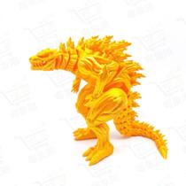 Dinossauro Godzilla Musculoso Figura Articulada com Juntas Móveis para Decoração