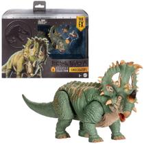 Dinossauro Grande Jurassic World Sinoceratops Hammond Colletion Mattel