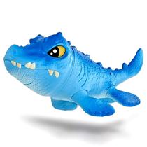 Dinossauro Infantil Dino Bebê Aquático Azul Mosasaurus Original Jurssic World