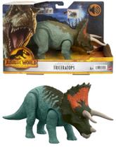 Dinossauro Jurassic World c/ Som - Ruge e Ataca - Campo Cretáceo Dino Escape - Mattel