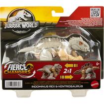 Dinossauro Jurassic World - Indominus Rex e Kentrosaurus MATTEL