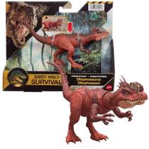 Dinossauro Jurassic World Survival Frenzy Pack Mattel Espécie:Dilophosaurus Dinossauro Jurassic World Survival Frenzy Pack Mattel Espécie:Dilophosaurus