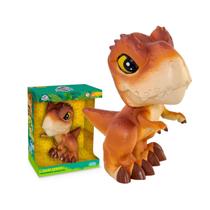 Dinossauro Jurassic World T-Rex Licenciado Vinil Pupee