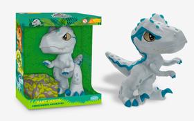 Dinossauro Jurassic World Velociraptor Blue com cinza Dinossauro 1467 Brinquedo Original