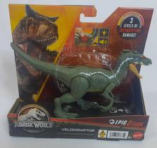 Dinossauro Jurassic World Velociraptor Epic Attack Mattel