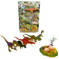 Dinossauro Kit 10 Pecas Borracha Para Crianças Brinquedo
