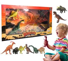 Dinossauro Kit 6 Unidades Brinque Dino Grande Pronta Entrega