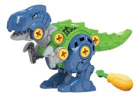 Dinossauro monta e desmonta azul