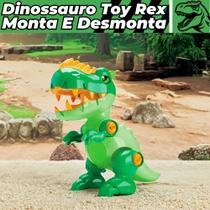Dinossauro Monta E Desmonta Brinquedo Didático Infantil Menino E Menina