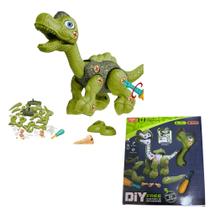 Dinossauro Monta e Desmonta com Ferramenta Dino Brinquedo