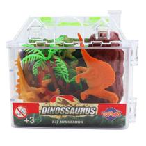 Dinossauro Na Casinha Kit Miniaturas - Toyng 045099
