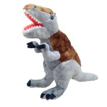 Dinossauro Pelúcia Rex Cinza 25 Cm Altura - Fizzy Toys