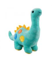 Dinossauro Pelúcia Verde Aquático Bolinhas Coloridas 18cm Dinossauro Pelúcia Verde Aquático Bolinhas Coloridas 18cm