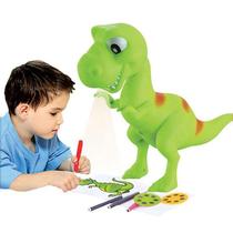 Dinossauro Projetor 2 Em 1 Com Luz E 18 Desenhos Favorito - Toy King