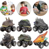 Dinossauro Pull Back Car de alta velocidade sensível Anti-queda 6 Pack