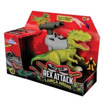 Dinossauro Rex Attack Lança Míssil - Adijomar -