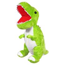 Dinossauro Rex De Pelúcia Em Pé 48cms - Verde