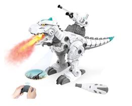 Dinossauro Robô Controle Remoto Fumaça Lança Dardos Anda E Luz - fum game