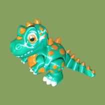 Dinossauro Super Fofo e Articulado Feito em Impressão 3D Cor:Verde Dinossauro Super Fofo e Articulado Feito em Impressão 3D Cor:Verde