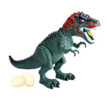 Dinossauro T Rex Bota Ovo Anda C/ Som E Projetor De Luz VD