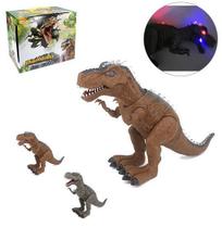 Dinossauro t-rex colors com som e luz a pilha