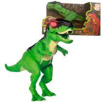 Dinossauro T-Rex Com Sons Luzes E Movimento Articulado Brinquedo Educativo Infantil Para Explorar E Brincar For Kids