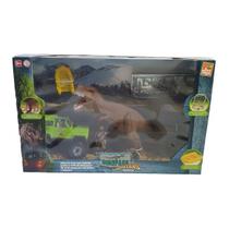 Dinossauro T-Rex Dinopark Hunters Journey Com Acessórios BeeToys