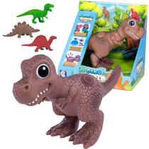Dinossauro Tiranossauro Bebê Com Acessórios - Cotiplas Brinquedos