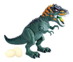 Dinossauro Tiranossauro Com Luz, Som E Ovo Dmt5400 - Dm Toys Dinossauro Tiranossauro Com Luz, Som E Ovo Dmt5400 - Dm Toys