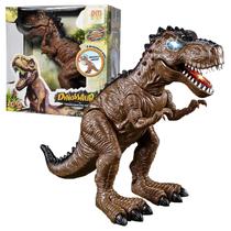 Dinossauro Tiranossauro Rex Com Som Luz E Movimento - Dm Toys