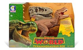 Dinossauro Tiranossauro Rex Dino World Cotiplas Com Som