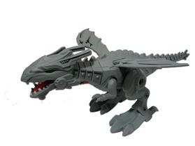 Dinossauro Tiranossauro Rex Robô Emite Luzes som e Anda