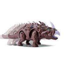 Dinossauro Triceratops Anda De Verdade Brinquedo C/ Som Luz - Bee Toys