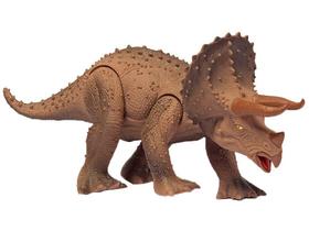 Dinossauro Triceratops Articulado 45cm Com Som 2089 - Cotiplás