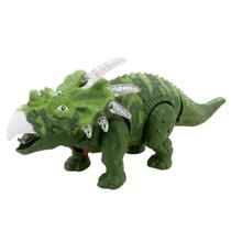 Dinossauro Triceratops Brinquedo com Luz LED Anda Sozinho Rabo que Balança Boneco Infantil Dinossauro Triceratops Brinquedo com Luz LED Anda Sozinho Rabo que Balança Boneco Infantil