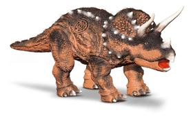 Dinossauro triceratops com som articulado - bee toys