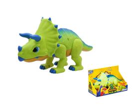 Dinossauro Tricerátops Com Som Jurassic Fun Junior Multikids Br1469